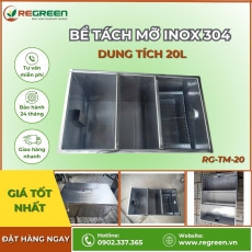 Bể tách mỡ gia đình 20L Inox 304