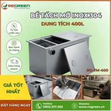 Bể tách mỡ nhà hàng 400L Inox 304