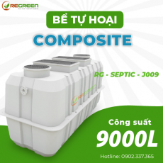 Bể Tự Hoại SEPTIC Composite Công suất 9000 Lít