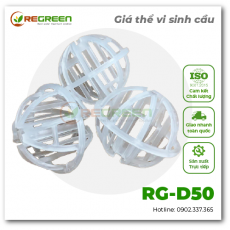 Giá Thể Vi Sinh Dạng Cầu D50 (Trắng)