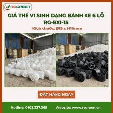 Giá thể vi sinh dạng bánh xe MBBR D15xH10