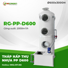 Tháp Hấp Thụ Nhựa PP D600
