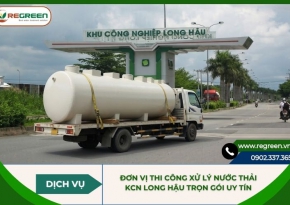 Đơn vị thi công xử lý nước thải KCN Long Hậu trọn gói uy tín